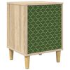 vidaXL Table de chevet GELEEN Ch&ecirc;ne Sonoma 36 x 33 x 50 cm