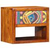vidaXL Cabinet de chevet Marron 40 x 35 x 35 cm Bois d'acacia massif