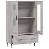 vidaXL Buffet haut sonoma gris 69,5x31x115 cm bois d'ing&eacute;nierie