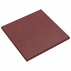 vidaXL Dalles de Protection Anti-Chute 6 pi&egrave;ces Rouge 50 x 50 cm