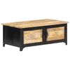 vidaXL Table basse 90x50x35 cm Bois solide de manguier