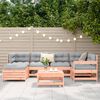 vidaXL Salon de jardin 7 pcs bois massif sapin de douglas
