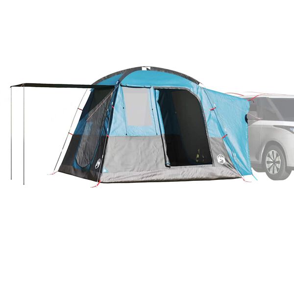 vidaXL Tente de voiture 4 personnes bleu imperm&eacute;able