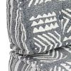 vidaXL Coussin de canap&eacute; palette Gris Tissu Patchwork