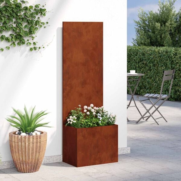 vidaXL &Eacute;cran de confidentialit&eacute; de jardin Rouill&eacute; 50 x 32 x 150 cm