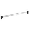 vidaXL Rails de garde-robe t&eacute;lescopiques 2 pcs Argent&eacute; 58-100 cm