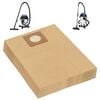 vidaXL Sacs en papier pour aspirateur sec et humide 10 pcs Marron