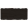 vidaXL Dessus de table bois massif trait&eacute; bordure assortie