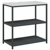 vidaXL &Eacute;tag&egrave;re de Cuisine HATTEM Anthracite 90 x 50 x 92 cm Acier