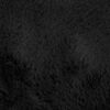 vidaXL Tapis en Fourrure Synthétique de Lapin Olite Noir 60 x 110 cm