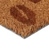 vidaXL Tapis de porte naturel 45x75 cm fibre de coco touffet&eacute;
