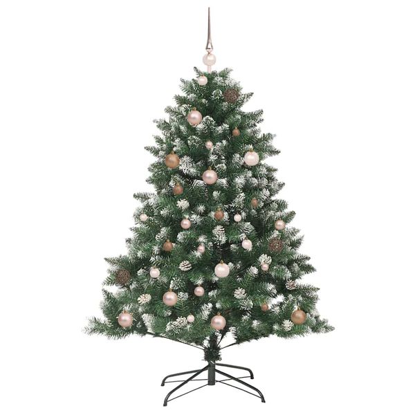 vidaXL Sapin de No&euml;l artificiel Vert 150 cm PVC, plastique et acier