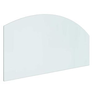 vidaXL Plaque en verre de chemin&eacute;e Transparent 100 x 50 cm Verre