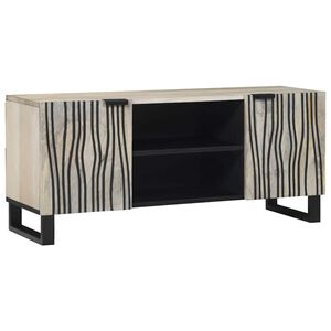 vidaXL Unites TV 105 x 33 x 46 cm Blanc Bois d'ing&eacute;nierie