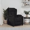 vidaXL Fauteuil inclinable &eacute;lectrique Noir Tissu