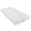 vidaXL Lit avec matelas Gris fonc&eacute; Tissu 180x200 cm