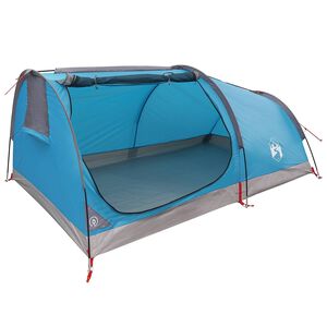 vidaXL Tente de randonn&eacute;e imperm&eacute;able 2 personne Bleu