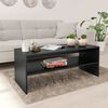 vidaXL Table basse Noir 100x40x40 cm Bois d'ing&eacute;nierie