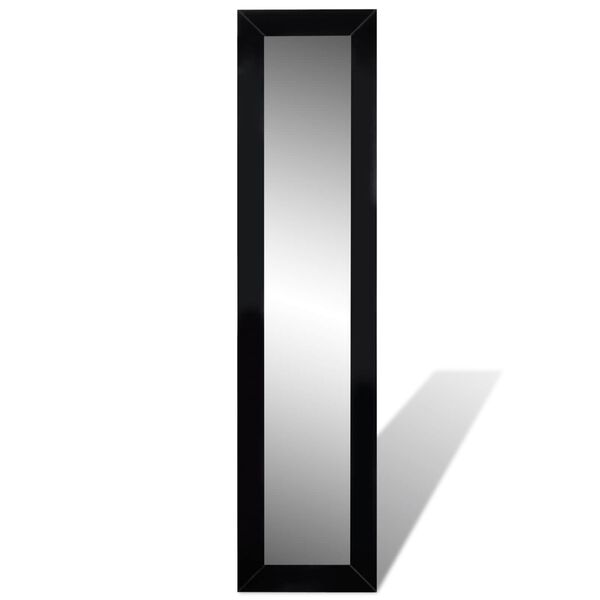 vidaXL Miroirs Noir Verre