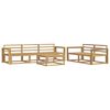 vidaXL Ensemble de canap&eacute;s d'ext&eacute;rieur 6 pc Blanc