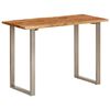 vidaXL Table &agrave; d&icirc;ner 110x50x76 cm Bois d'acacia solide