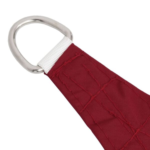 vidaXL Voile de parasol tissu oxford triangulaire 3x4x5 m rouge
