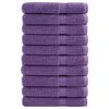 vidaXL Serviettes de qualit&eacute; sup&eacute;rieure SOLUND 10 pcs violet 600 g/m&sup2;