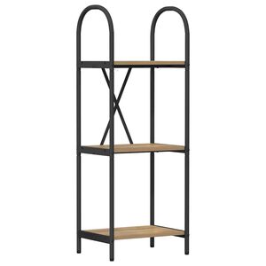 vidaXL &Eacute;tag&egrave;re 3 niveaux 40 x 30 x 109 cm Bois d'ing&eacute;nierie