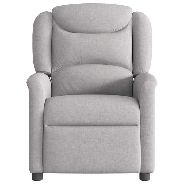vidaXL Fauteuil inclinable gris nuage tissu