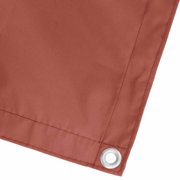 vidaXL &Eacute;cran de balcon Terre cuite 110 x 600 cm Tissu Oxford