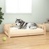 vidaXL Lit pour chien 105,5x75,5x28 cm bois de pin solide