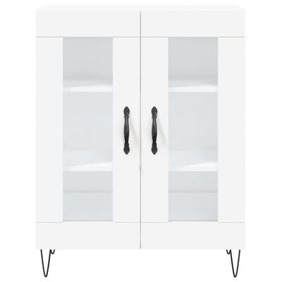 vidaXL Buffet blanc 69,5x34x90 cm bois d'ingénierie