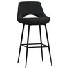 vidaXL Tabourets de bar lot de 2 noir velours