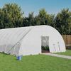 vidaXL Serre avec cadre en acier blanc 144 m&sup2; 24x6x2,85 m