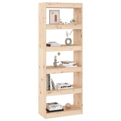 vidaXL Bibliothèque/Séparateur de pièce 60x30x167,5 cm pin massif