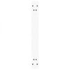 vidaXL Pieds de table &agrave; manger en forme de V, 2 pi&egrave;ces, blanc, 90 x (72-73,3) cm, acier