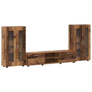 vidaXL Ensemble meuble TV FLORIN 3 pc 150 x 39 x 30 cm Bois ancien