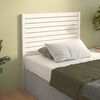 vidaXL Tête de lit Blanc 81x4x100 cm Bois massif de pin