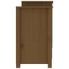 vidaXL Buffet Marron miel 164x37x68 cm Bois massif de pin