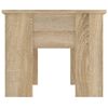 vidaXL Table basse chêne sonoma 79x49x41 cm bois d'ingénierie