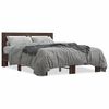 vidaXL Cadre de lit sans matelas ch&ecirc;ne marron 120x190 cm