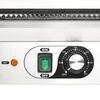 vidaXL Grill pour panini rainuré Acier inoxydable 1800 W 31x30,5x20 cm