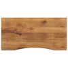 vidaXL Dessus de bureau avec courbe 120x60x2,5 cm manguier massif brut