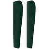 vidaXL T&ecirc;te de lit avec oreilles Vert fonc&eacute; 83x23x118/128 cm Velours