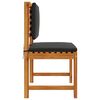 vidaXL Chaise de jardin avec coussin 2 pcs Marron Bois d'acacia massif