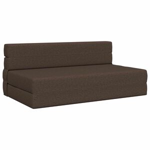 vidaXL Canap&eacute;-lit pliable Taupe 152 x 86,5 x 60 cm Tissu