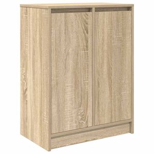 vidaXL Armoire &agrave; chaussures ch&ecirc;ne sonoma 57x34x76 cm bois d'ing&eacute;nierie