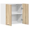 vidaXL Armoire suspendue "Lyon" Ch&ecirc;ne Sonoma 60 x 31 x 60 cm Bois d'ing&eacute;nierie