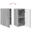vidaXL Ensemble meuble TV 4 pcs Gris Sonoma Bois d'ing&eacute;nierie