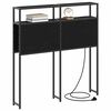 vidaXL T&ecirc;te de lit de rangement Ch&ecirc;ne noir 80 cm Bois d'ing&eacute;nierie